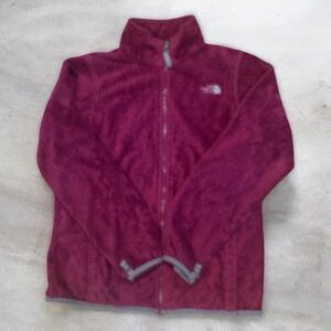 The North Face Fuchsia Fleece Jacket- Girls 14/16